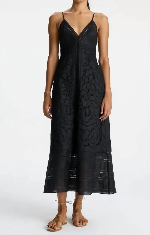 Trendy Women's Apparel Josie Dress In Black