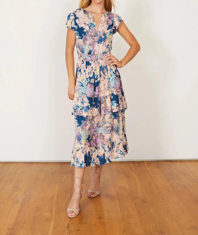 Style Revolution Lilac Fields Dress In Pink