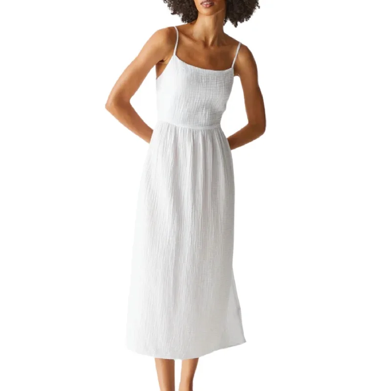 Unbeatable Deals Allora Gauze Dress In White