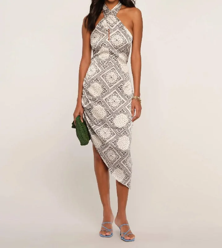 Evening Elegance Nicia Dress In Blanca