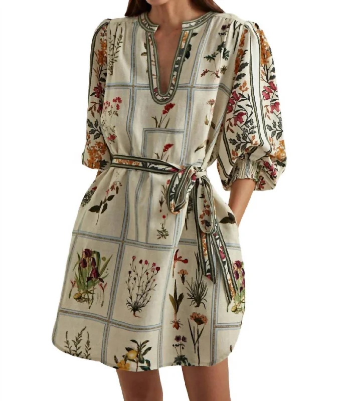 Fashionista Favorites Ava Dress In Tile Bloom