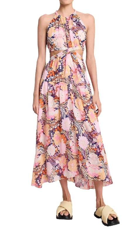 Trendy Women's Dresses Online Waverly Dress In Midnight/rose Multi
