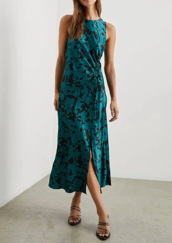 Fashion Essentials Gabriella Dress In Teal