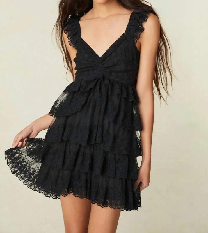 Women's Seasonal Fashion Trends Federica Dress In Black