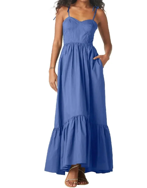 Top 10 Women's Online Clothing Stores Magnolia Dress In Indigo Blue
