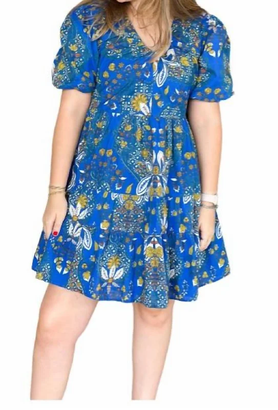 Women's Outerwear Garments Sloan Dress In Blue Lime