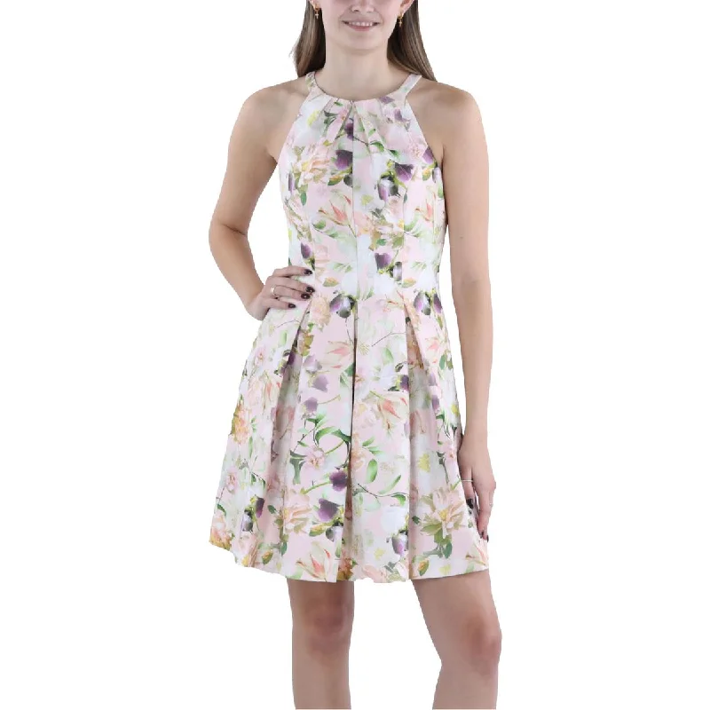 Plus Size Women's Fashion and Clothing Vince Camuto Womens Pleated Floral Print Fit & Flare Dress Plus Size Women's Fashion and Clothing Vince Camuto Womens Pleated Floral Print Fit & Flare Dress
