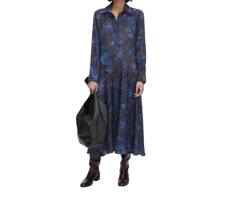 Trend Leading Collection Jana Dress In Blue
