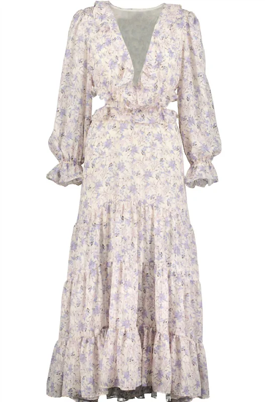 Women's Athletic Outfit Paloma Cut Out Dress In Botanical