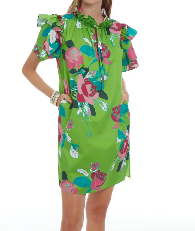 Mega Sales St. Martin Dress In Calypso Rose