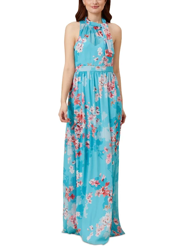 Amazing Prices On The Styles You Love Womens Halter Long Fit & Flare Dress