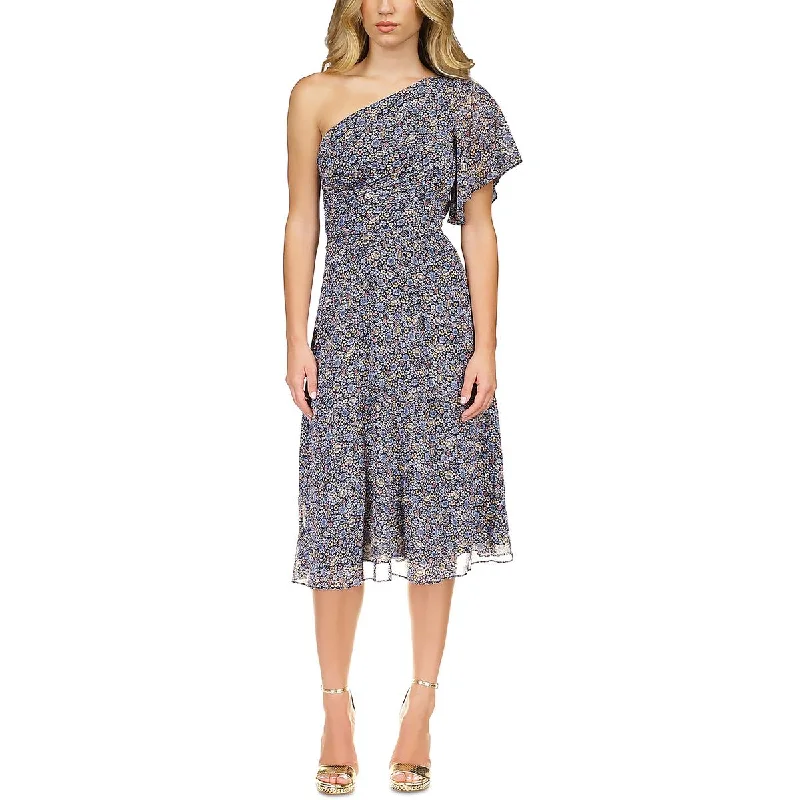 Casual Fashion for Women MICHAEL Michael Kors Womens Floral Print  Midi Dress