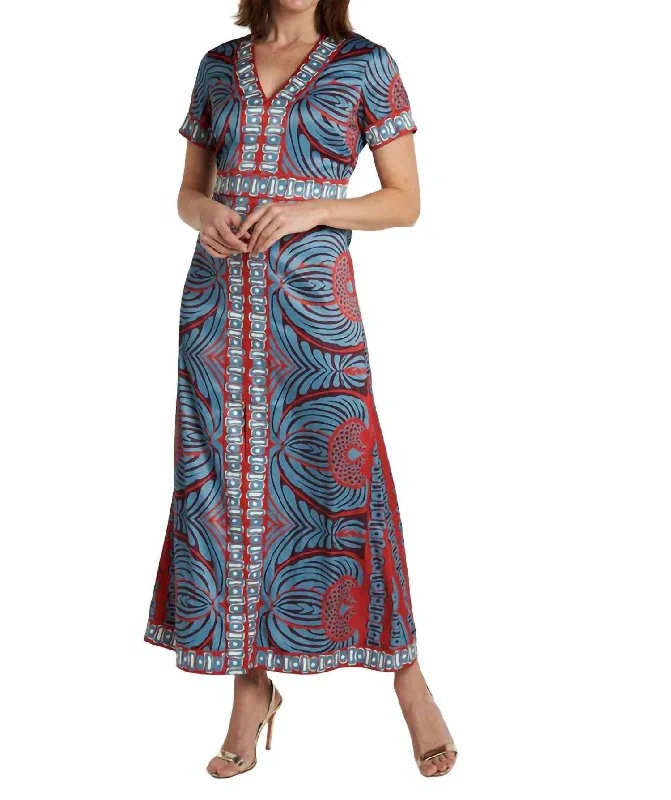 Winter Wardrobe Clearance Leland Dress In Frangipani Plum