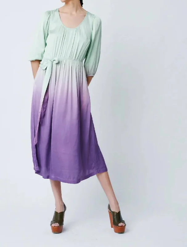 Fashion-forward Women's Wear Sia Dress In Fantasy Dip Dye