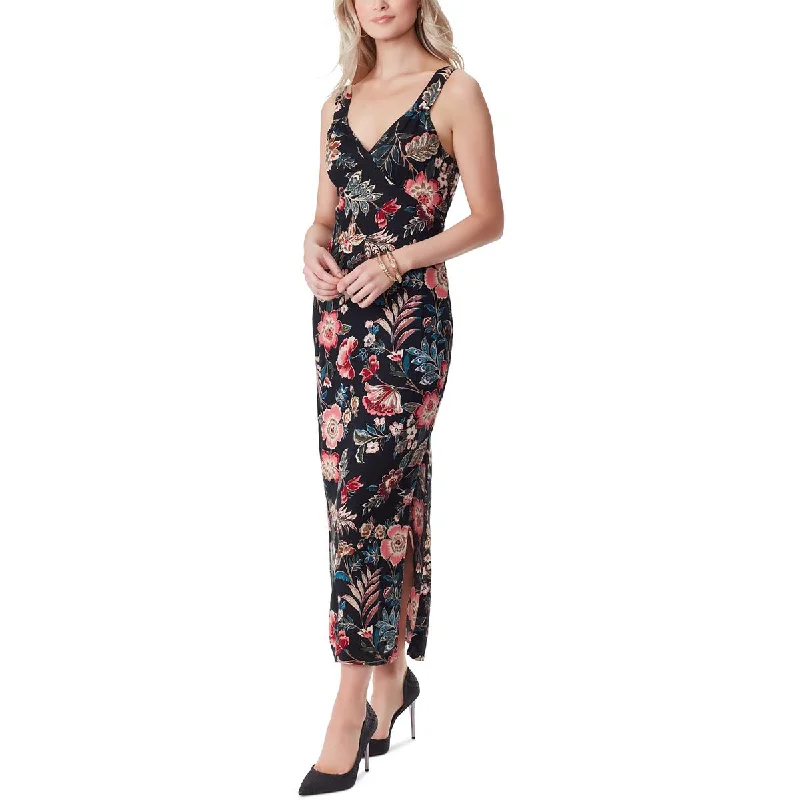 Comfortable Outfit For Women Jessica Simpson Womens Rosalyn Floral Sleeveless Maxi Dress