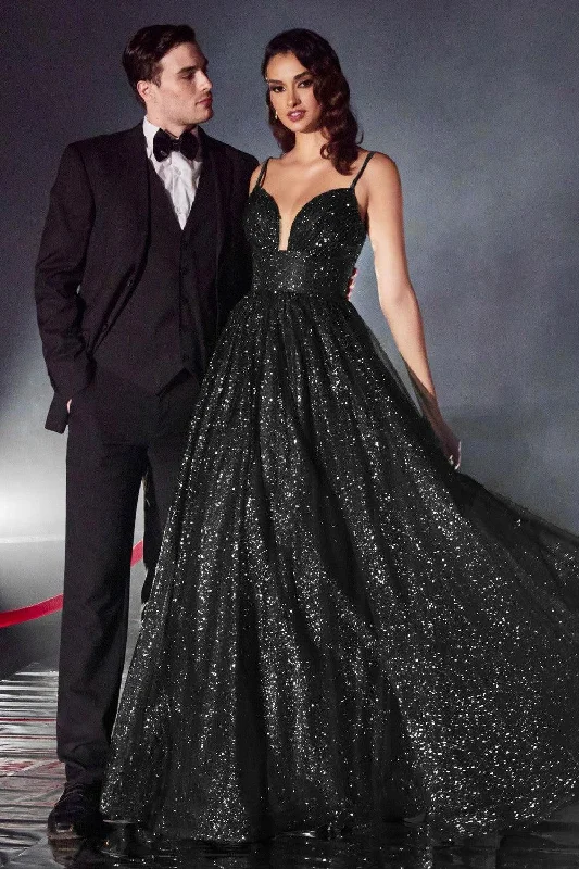 Comfy Women's Outfits for Daily Wear Cinderella Divine 996 Long Layered Glittered Ball Gown Black Comfy Women's Outfits for Daily Wear Cinderella Divine 996 Long Layered Glittered Ball Gown Black