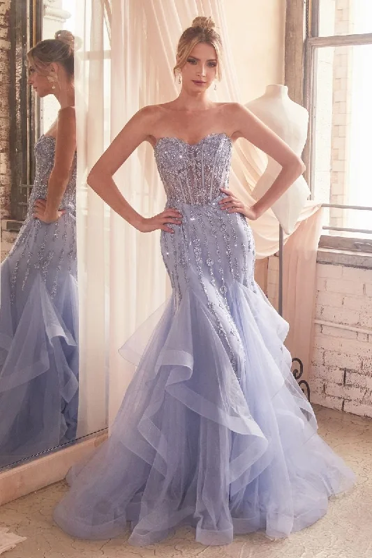 Trendy Casual Outfits Cinderella Divine CD332 Long Mermaid Formal Evening Prom Gown Trendy Casual Outfits Cinderella Divine CD332 Long Mermaid Formal Evening Prom Gown