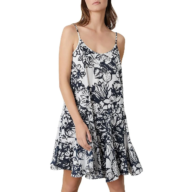 End Of Season Sale Clothing VELVET BY GRAHAM & SPENCER Womens Cotton Floral Fit & Flare Dress End Of Season Sale Clothing VELVET BY GRAHAM & SPENCER Womens Cotton Floral Fit & Flare Dress