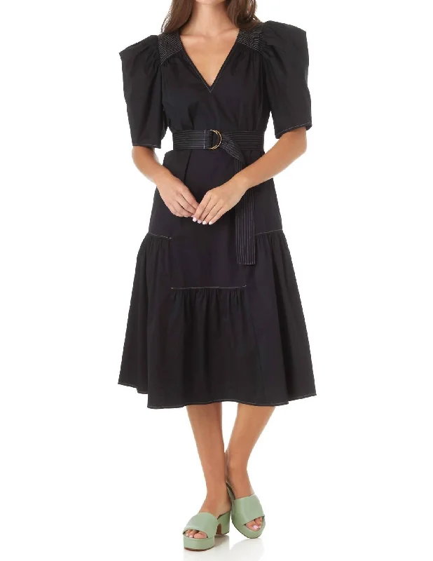 Contemporary Women's Clothing Odell Dress In Black