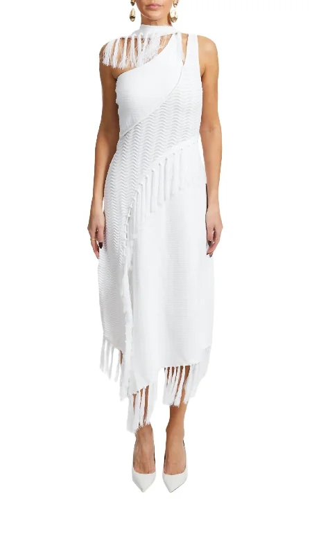 Fashion-forward Women's Clothing Saida Dress In Off White