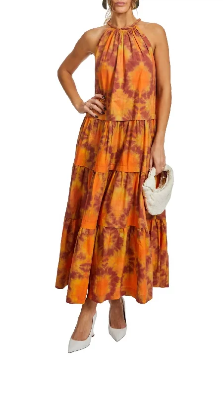 Flash Sales This Week Vienne Dress In Red Topaz