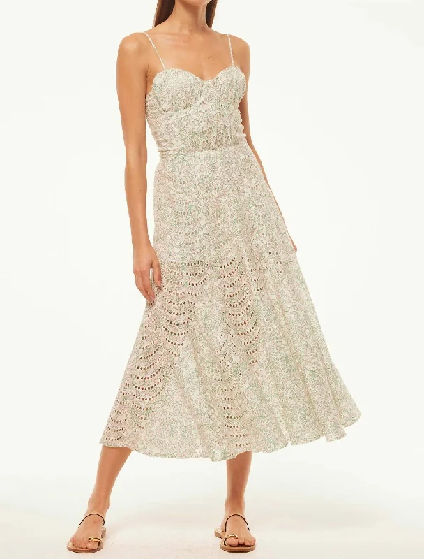 Sale On Clothing Marina Dress In Dewdrop Eyelet