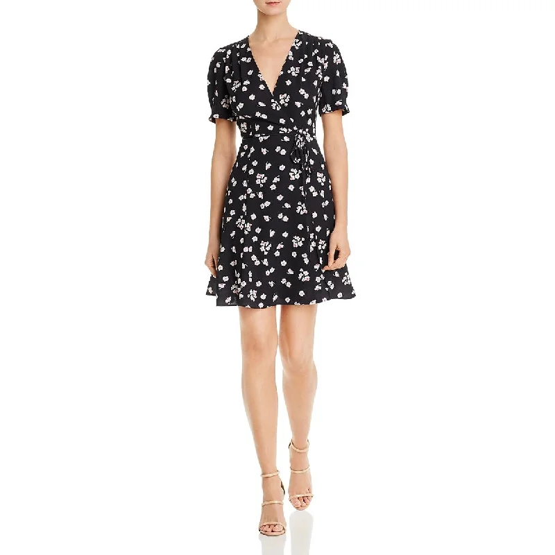 Elegant Clothing For Women French Connection Womens Attela Pleated Floral Wrap Dress Elegant Clothing For Women French Connection Womens Attela Pleated Floral Wrap Dress
