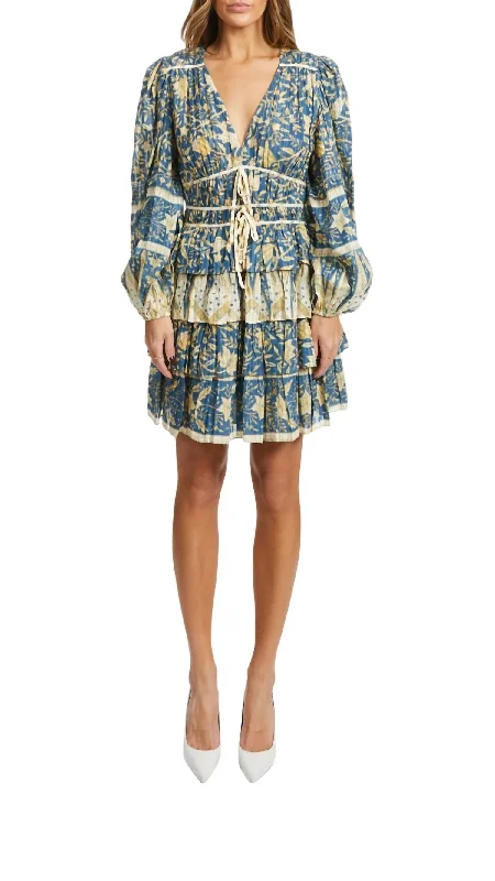 Sophisticated Outfits Nina Dress In Blue
