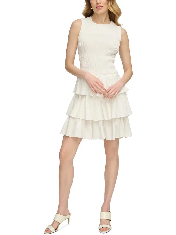 Limited Styles Womens Daytime Smocked Sundress