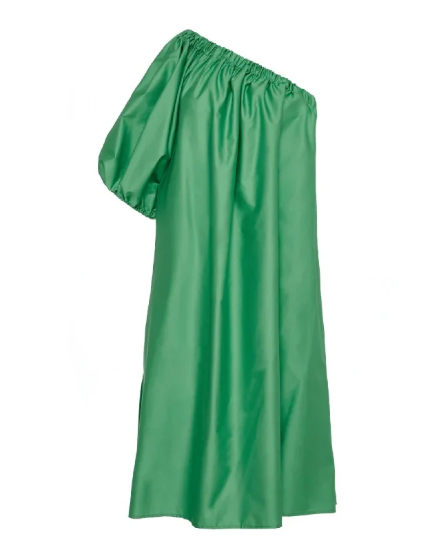 Designer Wear On Sale Women's Sfakia Dress In Collage Green