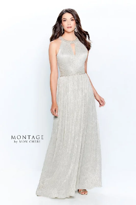 Women's Evening Apparel Montage 120901 A Line Evening Gown Beaded Formal Dress