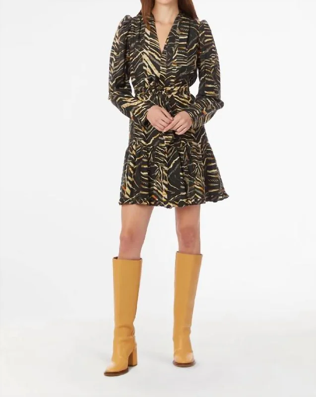 Women's Vintage Clothes Velma Dress In Zebra