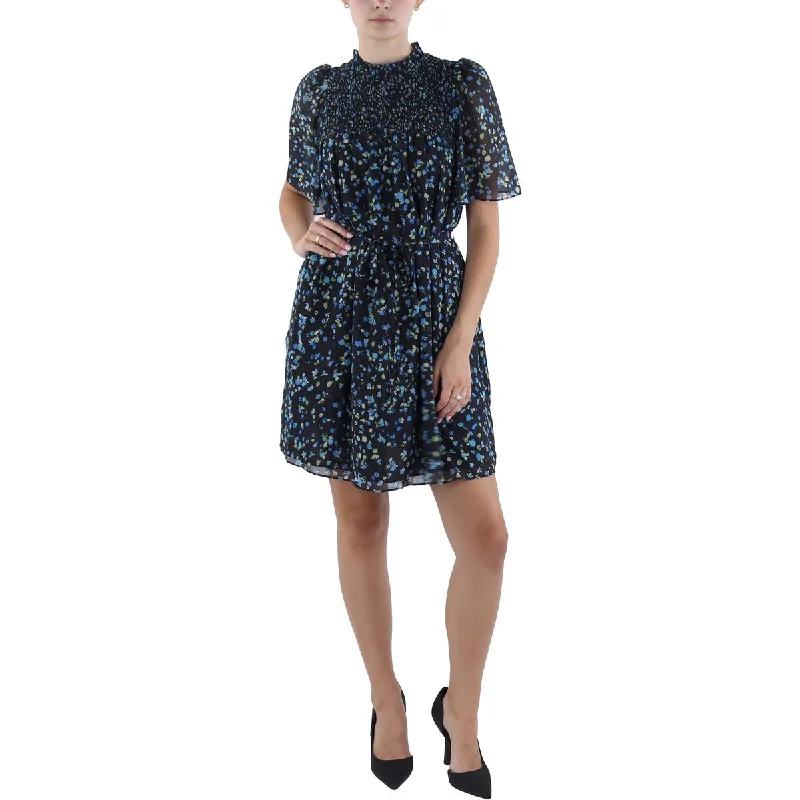 Fashionable Women's Wardrobe French Connection Womens Floral Print Above Knee Shift Dress Fashionable Women's Wardrobe French Connection Womens Floral Print Above Knee Shift Dress