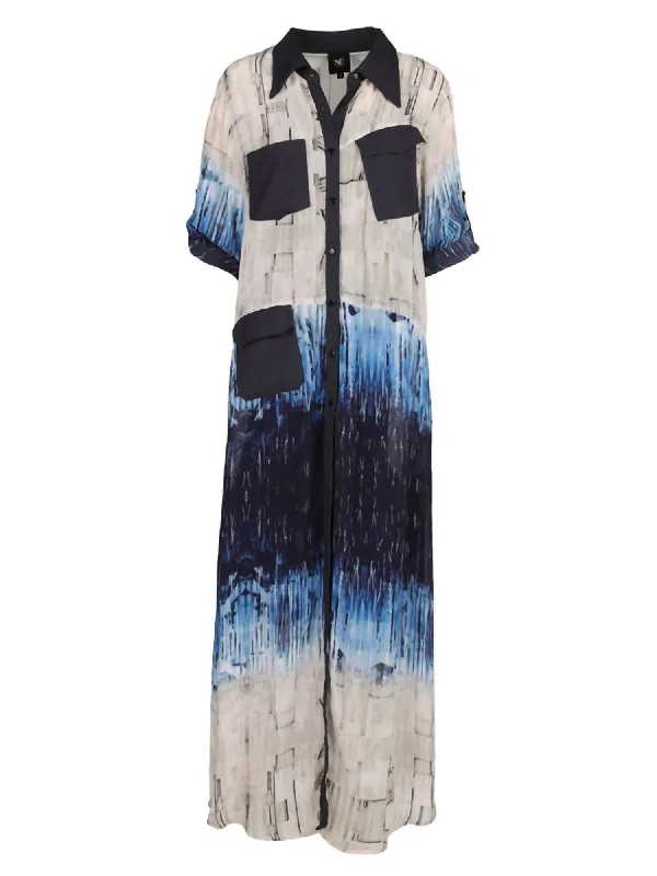 Women's Outdoor Activity Garments Tiana Dress In Classic Navy Mix