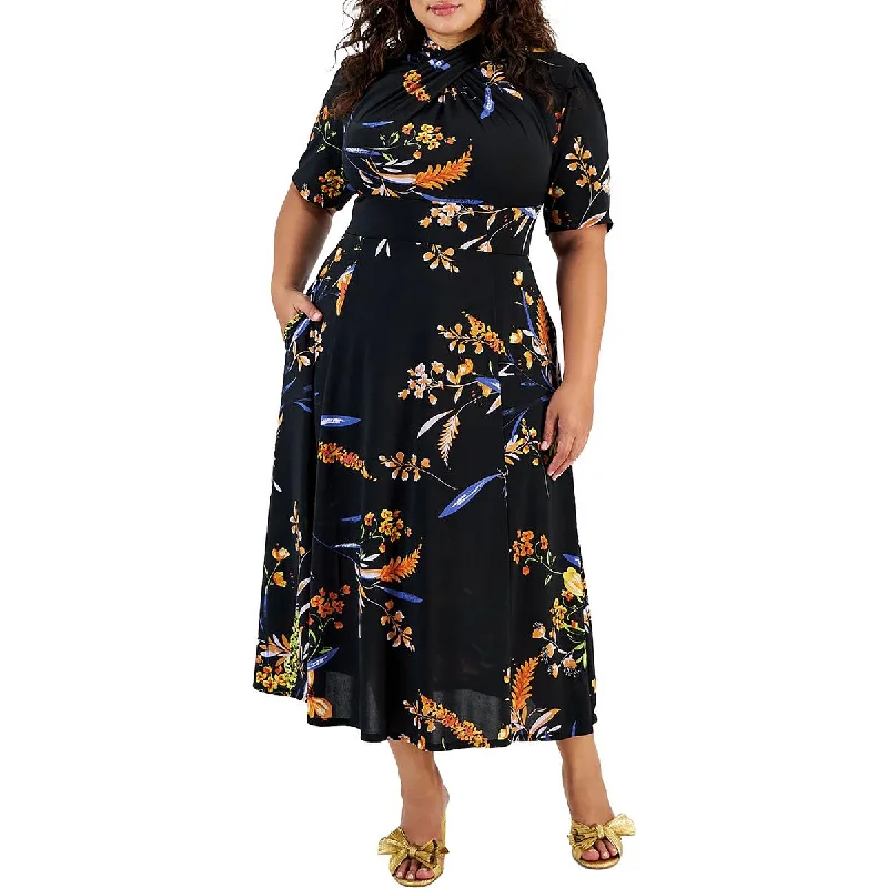 High-Quality Women's Fashion Dresses Rachel Rachel Roy Womens Plus Floral Long Maxi Dress