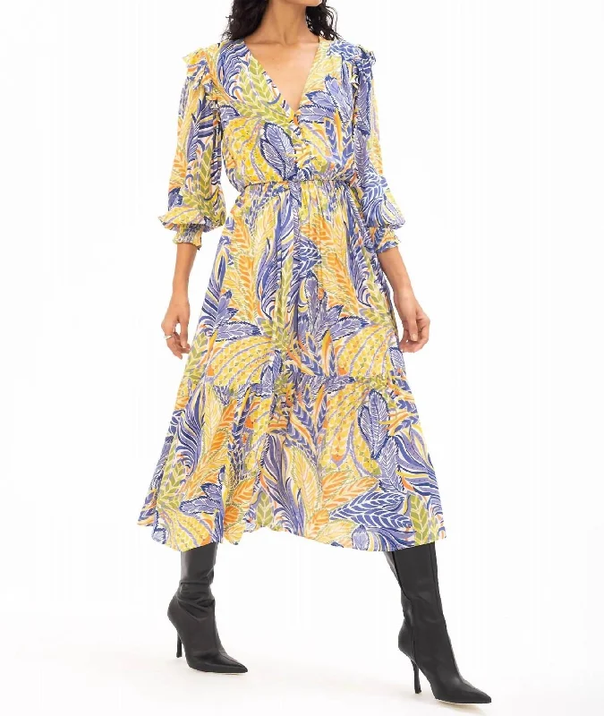 Refined Look Pearl Dress In Harvest