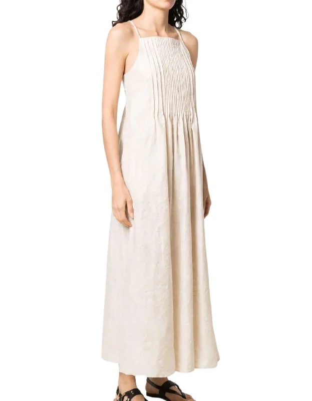 Formal Outfit Rib Dress In Taupe