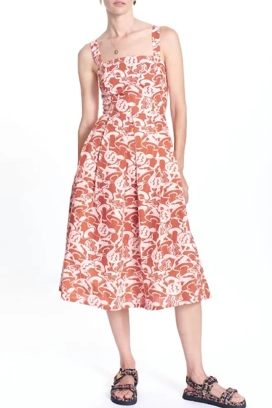 Women's Activewear for Exercise and Sports Ramona Dress In Burnt Orange