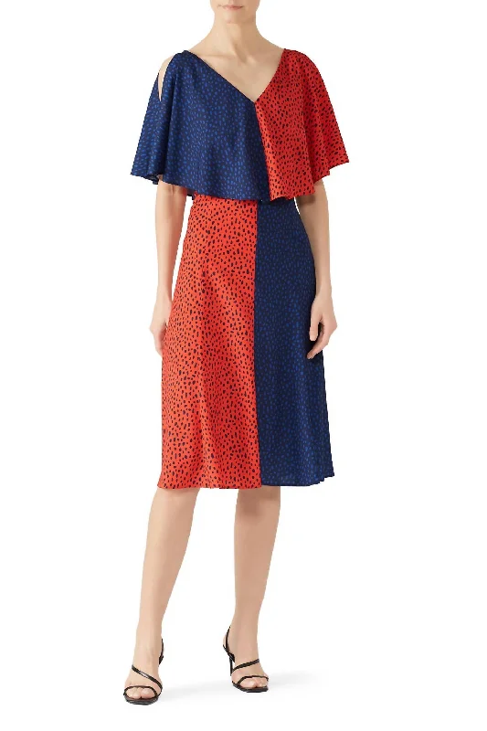 Fashion Frontiers Bicolored Handkerchief Dress