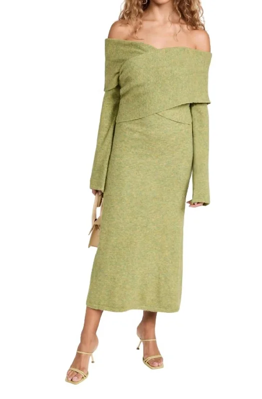 Fashionable Women's Wardrobe Zennie Dress In Pine