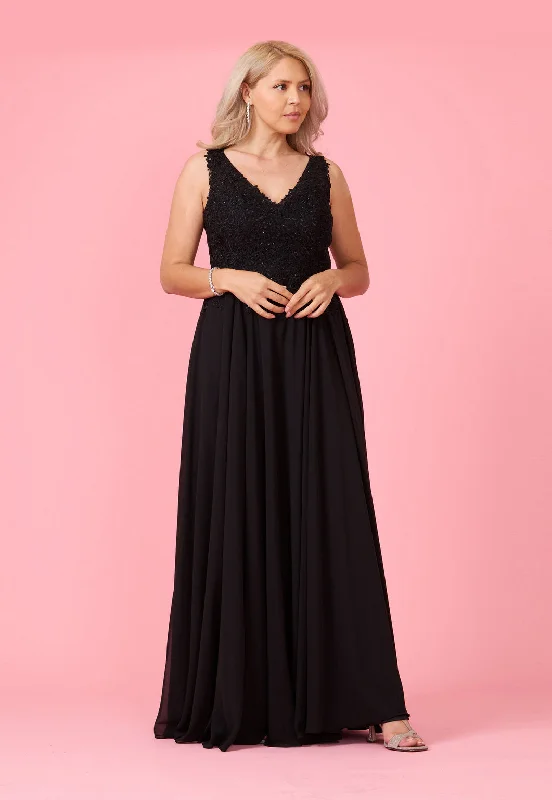 Women's Evening Wear for Special Occasions Long Formal Dress Plus Size Evening Gown Black Women's Evening Wear for Special Occasions Long Formal Dress Plus Size Evening Gown Black