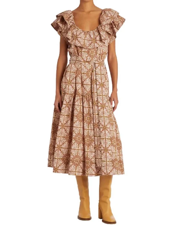Clearance Sale Winslow Dress In Nouveau Mosaic