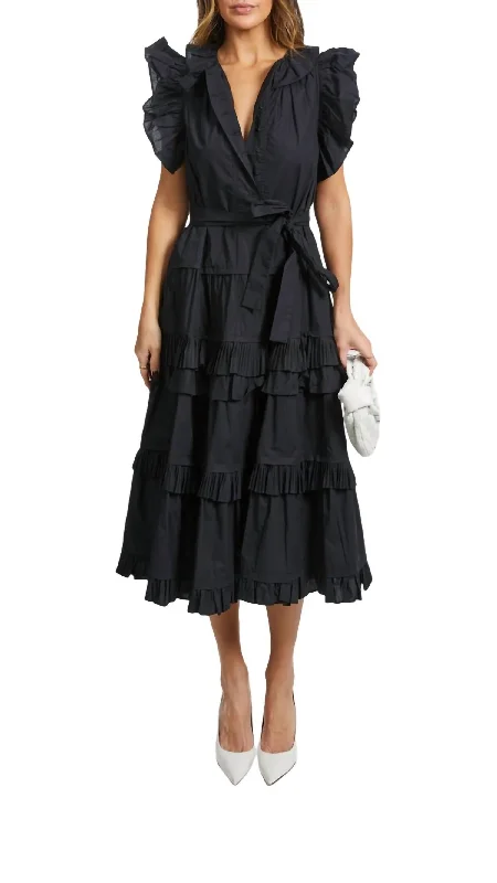 Affordable Trendy Clothes For Women Elsie Dress In Black
