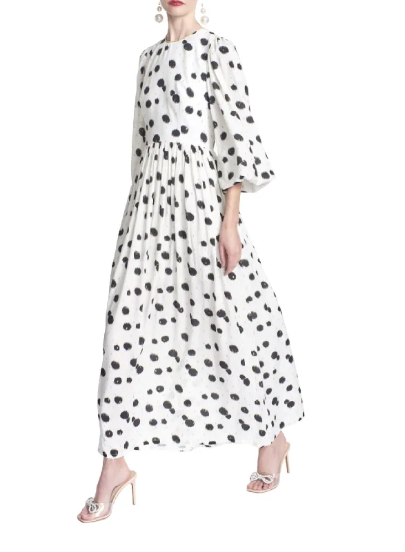 Flash Deals Lexy Dress In Ivory/blk