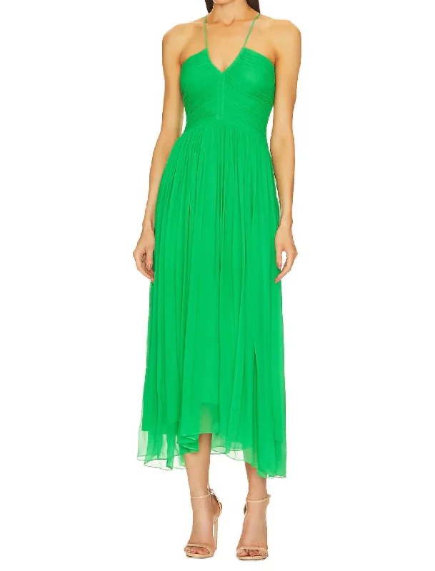 Stylish Savings Rumi Dress In Verde