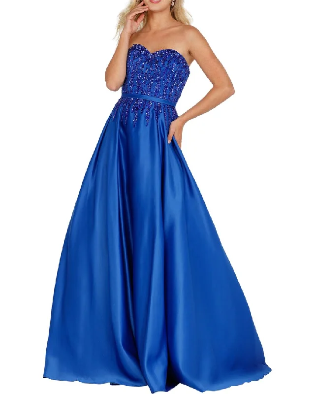 Women's Outdoor Attire Terani Embellished Bodice Dress