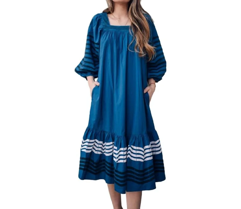 Designer Women's Fashion Online Sybil Dress In Sea Blue