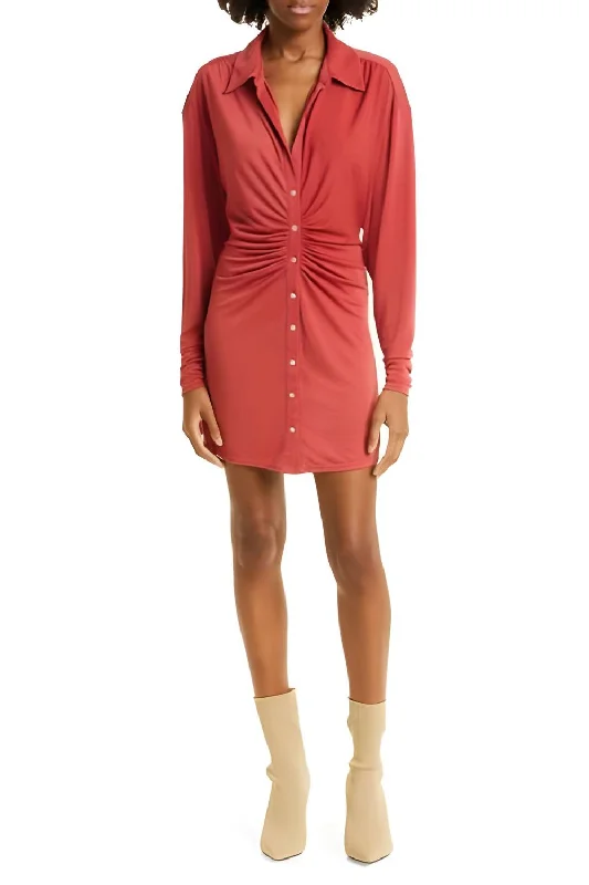 Athleisure Wear Arden Dress In Sumac