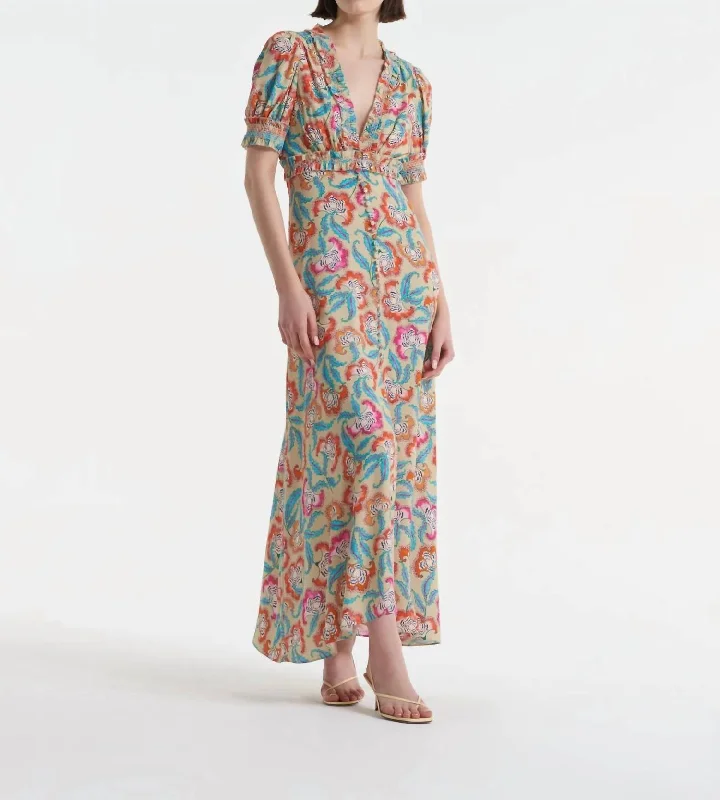 Casual Garments For Women Lea Smocked Dress In Aphrodite