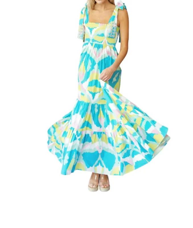 Quality Wear Kelly Dress In Pool Blue